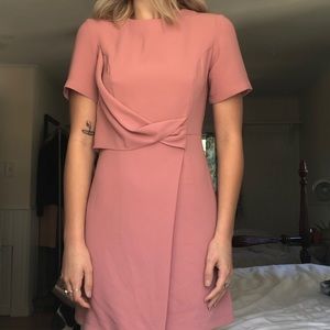 Topshop baby pink dress